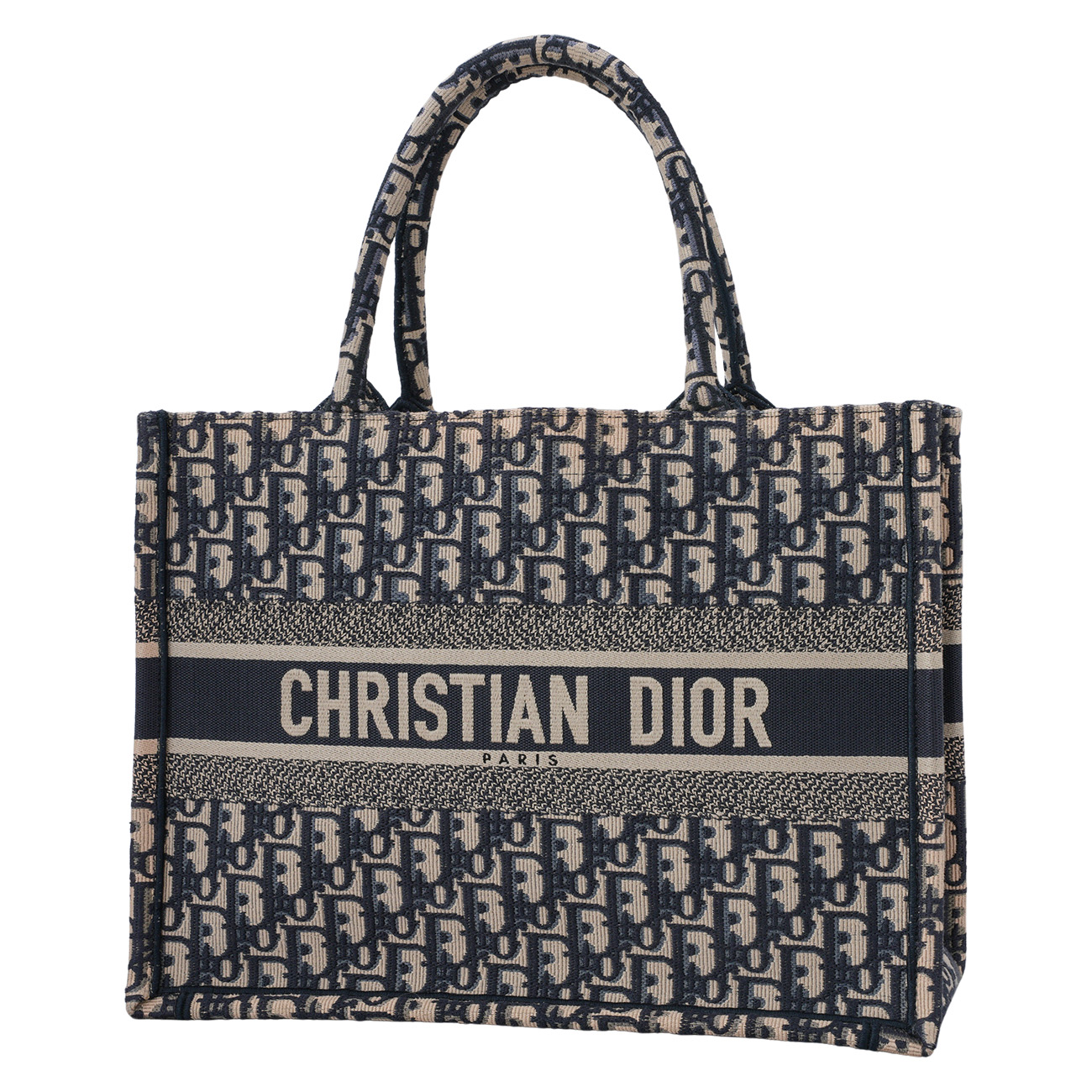 CHRISTIAN DIOR(USED)디올 오블리크 북토트 미듐